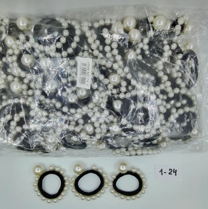 Black hair band with pearls (TV-9) Price is per piece!!!