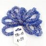 Hair band-bracelet dark blue of glass beads TV-19 Price is per piece!!!!