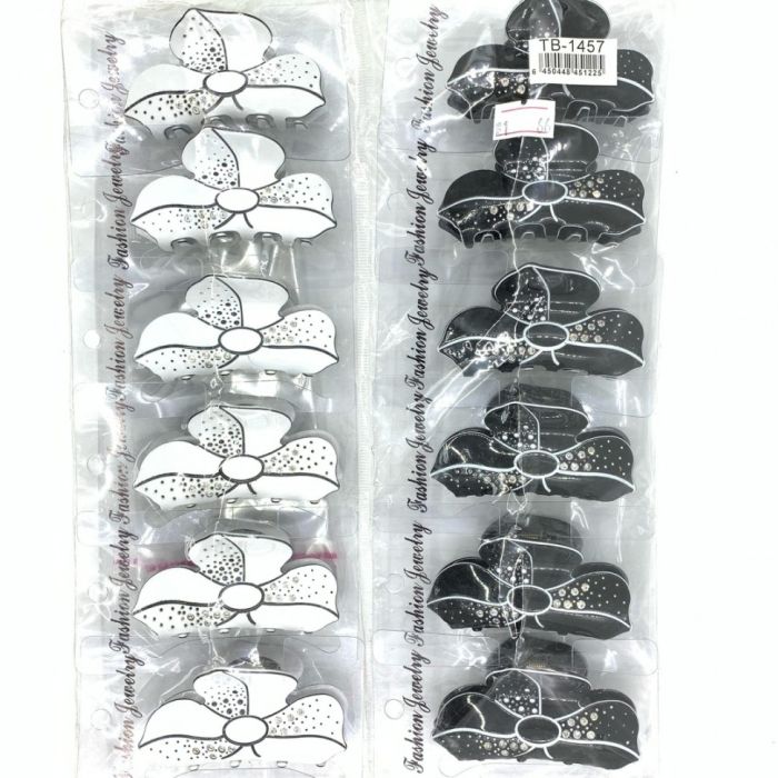 Clip - Crab for hair, 12 pieces ТBowУ in assortment. TV - 1457.