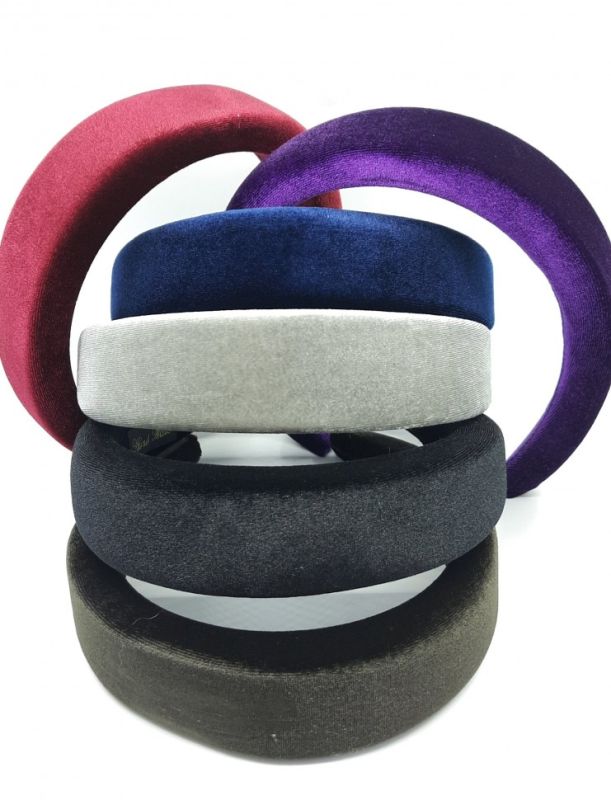 Headband velvet colored 4 cm (TV-2502).In a package of 12 pieces.The price is specified for 1 piece!!!!