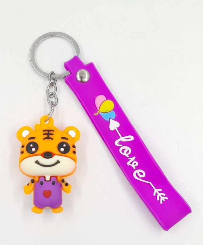 Keychain for keys ТTIGRУ orange, purple bracelet (TV-2620) (10)