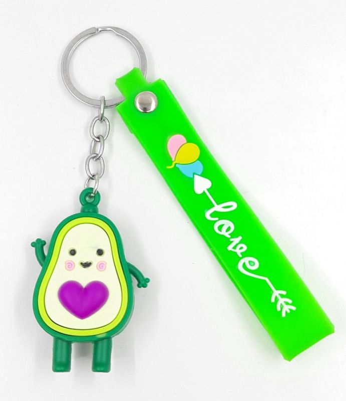 Keychain for keys ТAVOCADOУ purple heart (TV-2620) (10)