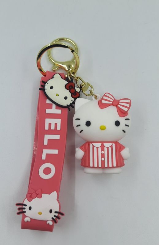 Keychain for keys ТHELLO KittyУ coral (TV-2622) (10)