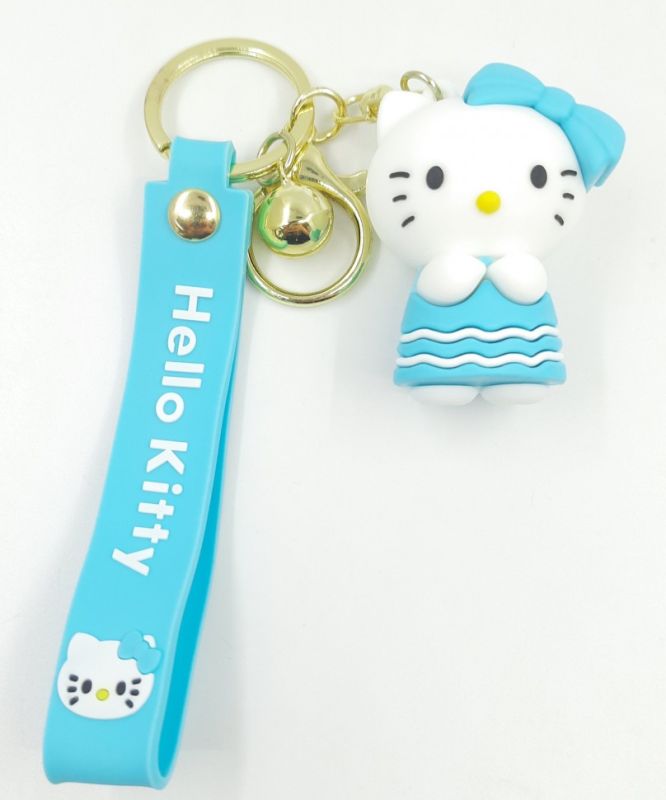 Keychain for keys ТHELLO KittyУ turquoise (TV-2622) (10)