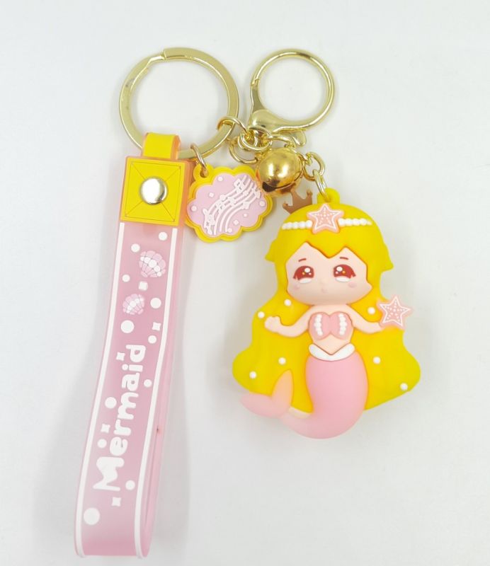 Keychain for keys ТRUSALKAУ yellow (TV-2623) (10)