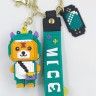 Keychain for keys ТLEGO - TIGERУ green (TV-2627) (10)