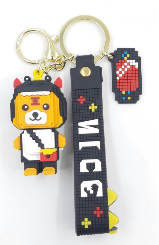 Keychain for keys ТLEGO - TIGERУ black (TV-2627) (10)