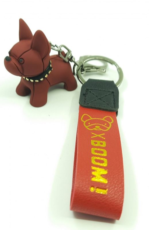 Keychain for keys ТDogУ burgundy (TV-2628) (10)