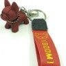 Keychain for keys ТDogУ burgundy (TV-2628) (10)