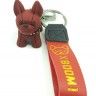 Keychain for keys ТDogУ burgundy (TV-2628) (10)