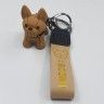 Keychain for keys ТDogУ beige (TV-2628) (10)