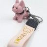 Keychain for keys ТDogУ pink (TV-2628) (10)