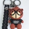 Keychain ТJinjiuniu BearУ with glasses black (TV-2629) (10)