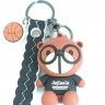 Keychain ТJinjiuniu BearУ with glasses black (TV-2629) (10)