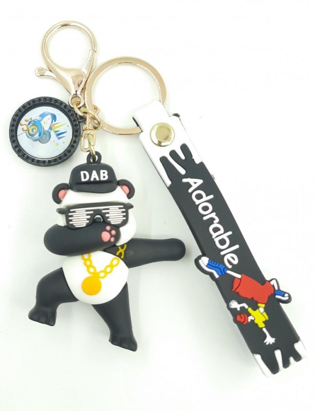 PANDA RapperУ keychain black (TV-2631) (10)