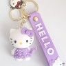 Keychain for keys ТHELLO KittyУ lilac (TV-2622) (10)