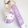 Keychain for keys ТHELLO KittyУ lilac (TV-2622) (10)