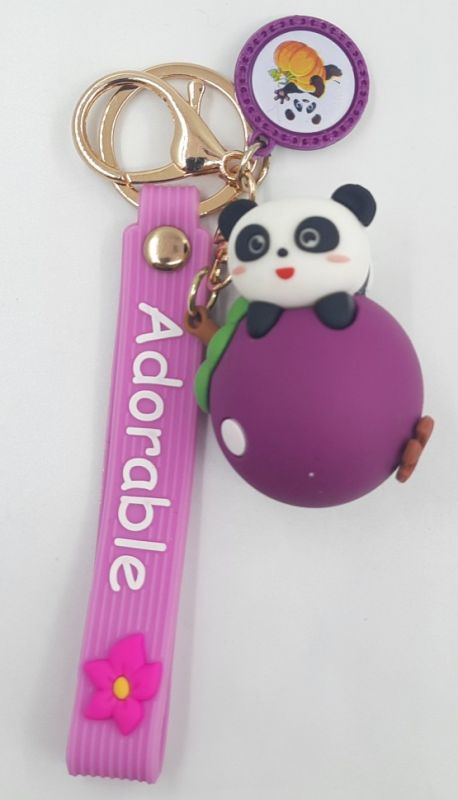 Fruit PANDAУ keychain Mangosteen (TV-2632) (10)