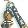 Keychain ТBear in HatУ black / white (TV-2635) (10)