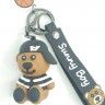 Keychain ТBear in HatУ black / white (TV-2635) (10)