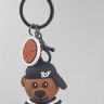 Keychain ТBear in HatУ black / white (TV-2635) (10)