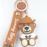 Keychain for keys ТBear in a HatУ orange (TV-2635) In a package of 10 pieces Price is for 1 piece ! ! !