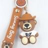 Keychain for keys ТBear in a HatУ orange (TV-2635) In a package of 10 pieces Price is for 1 piece ! ! !