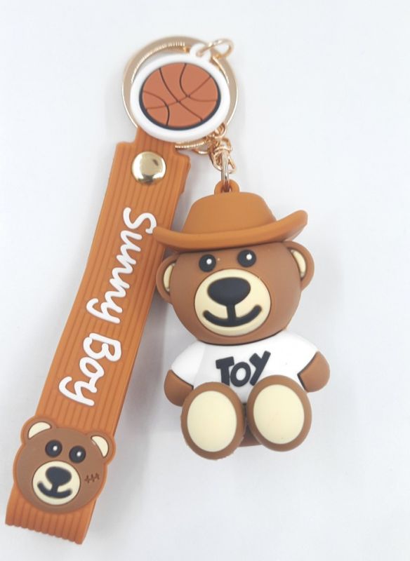 Keychain for keys ТBear in a HatУ orange (TV-2635) In a package of 10 pieces Price is for 1 piece ! ! !