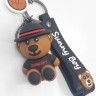 Keychain for keys ТBear in a HatУ black / red (TV-2635) (10)