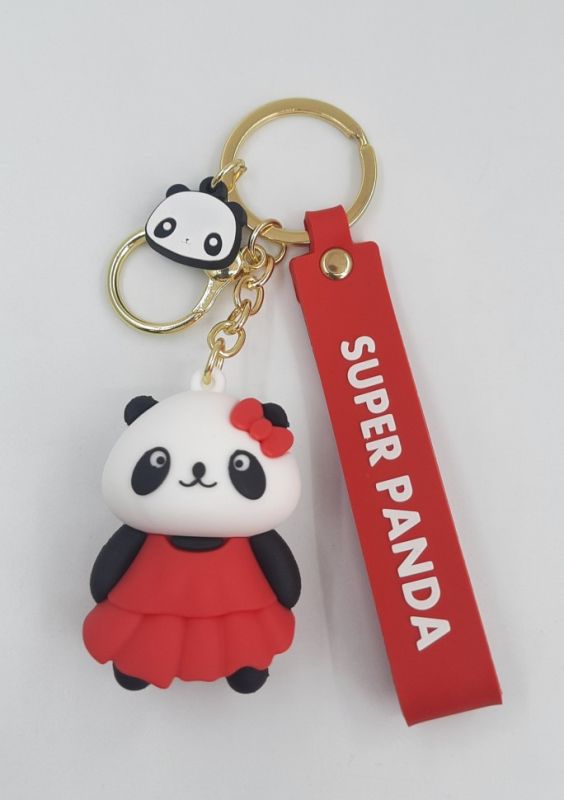 Keychain for keys ТPANDAУ girl / red (TV-2636) (10)