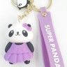 Keychain for keys ТPANDAУ girl / lilac (TV-2636) (10)