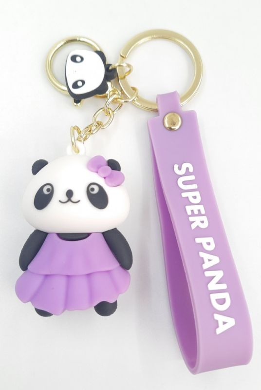 Keychain for keys ТPANDAУ girl / lilac (TV-2636) (10)