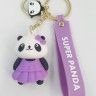 Keychain for keys ТPANDAУ girl / lilac (TV-2636) (10)