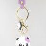 Keychain for keys ТPANDAУ girl / lilac (TV-2636) (10)