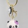 Keychain for keys ТPANDAУ girl / lilac (TV-2636) (10)