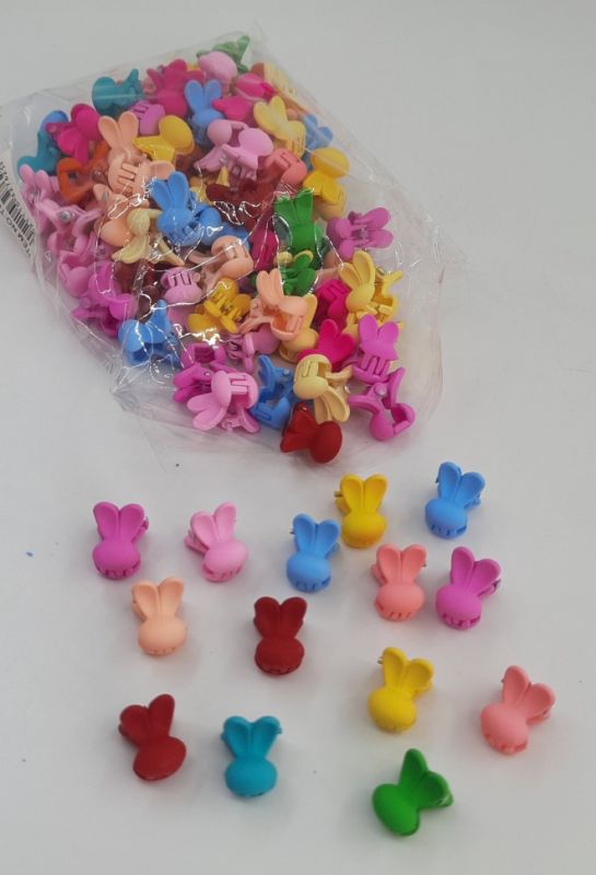 Crab rubber Тbunny earsУ 1 cm (TV-2762) 100pcs.  Price per package!!!