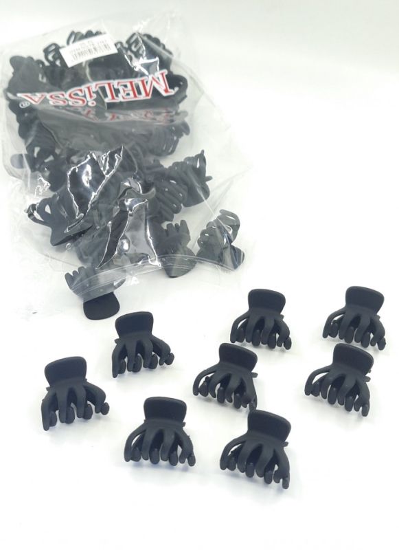 Crab rubber black 2.5 cm (TV-2767) 50pcs.  Price per package!!!