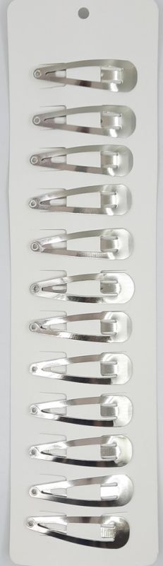 Click-clack metal Silver 12 pieces on the Sheet (TV-2984) 5 cm. Price per sheet!!!