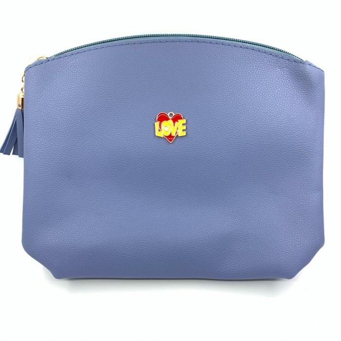 Bag - Cosmetic bag ТLoveУ blue . TV - 1527.