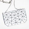 Bag lacquer BAO BAO Geometry Rhombuses with zipper and chain (29*18*7)