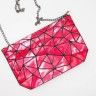 Bag lacquer BAO BAO Geometry Rhombuses with zipper and chain (29*18*7)