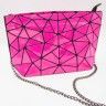 Bag lacquer BAO BAO Geometry Rhombuses with zipper and chain (29*18*7)