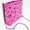 Bag lacquer BAO BAO Geometry Rhombuses with zipper and chain (29*18*7)