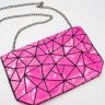 Bag lacquer BAO BAO Geometry Rhombuses with zipper and chain (29*18*7)