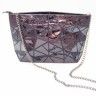 Bag lacquer BAO BAO Geometry Rhombuses with zipper and chain (29*18*7)