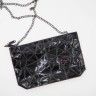 Bag lacquer BAO BAO Geometry Rhombuses with zipper and chain (29*18*7)