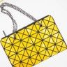 Lacquer bag BAO BAO BAO Geometry Rhombuses with zipper, handles - chains (33*22)