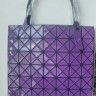 Lacquer bag BAO BAO BAO Geometry Rhombuses with zipper, with handles (37*32)