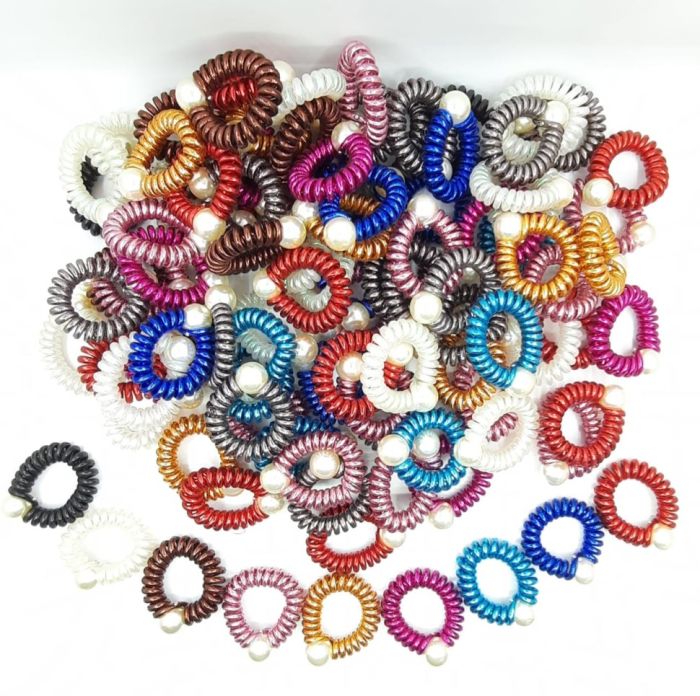 Hairband Spring with Pearls (TV-216) (100) Price is per piece!