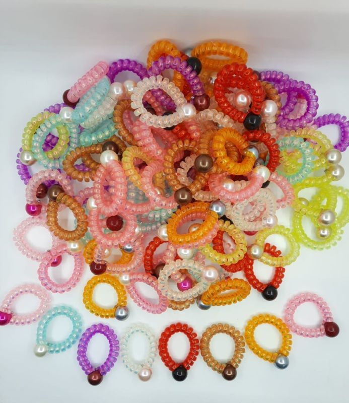 Hairband Spring with Beads (TV-214) (100) Price is per piece!